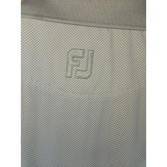 FootJoy Mens Light Gray Polo Shirt Large Golf Performance Wear - Picture 7 of 8
